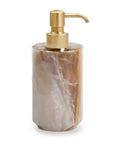 Ambarino Onyx Soap Dispenser from Labrazel on white background at Spacio retail store in Mumbai